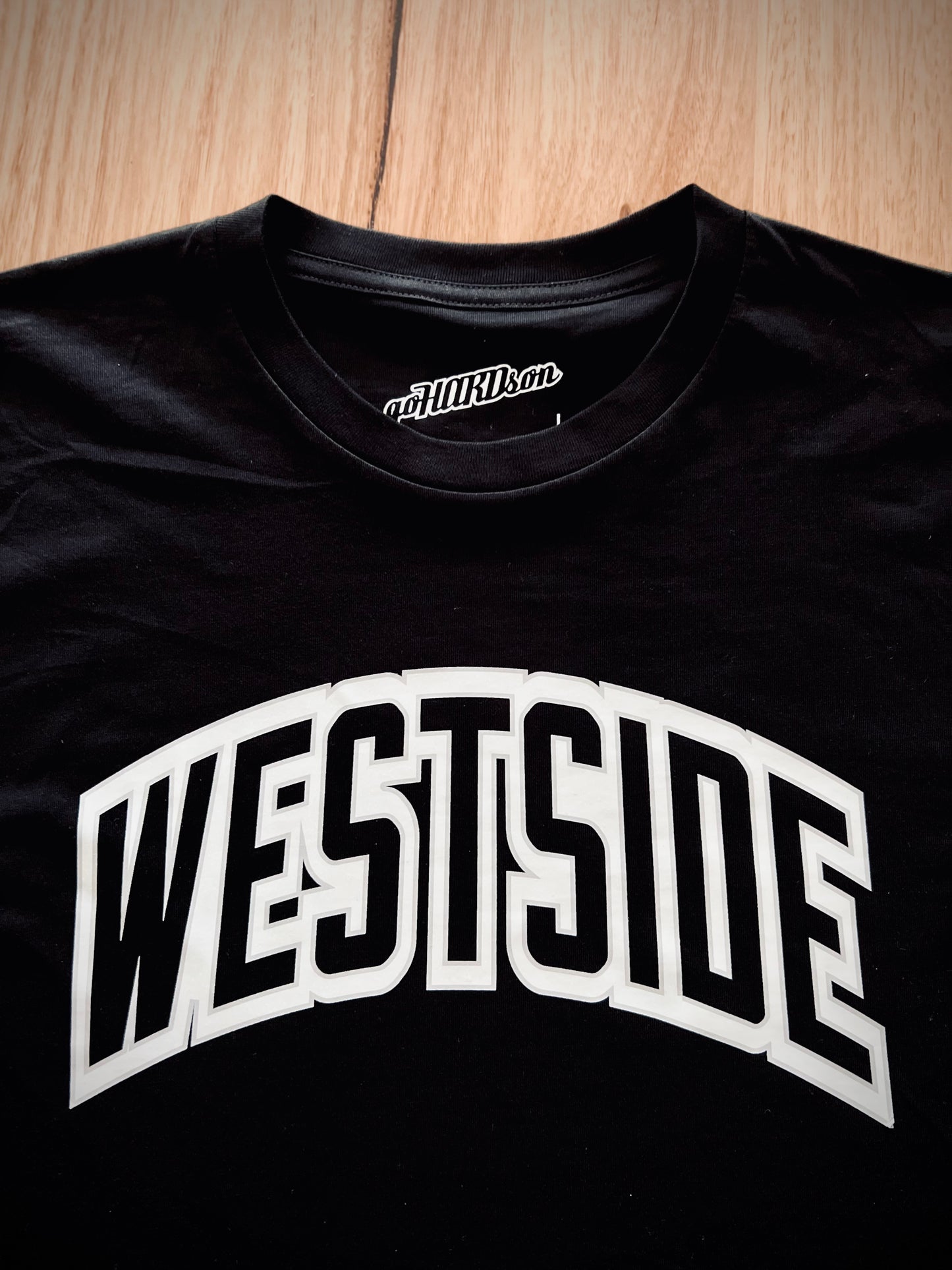 goHARDson "westside' black streetwear tee t-shirt tshirt mens fashion