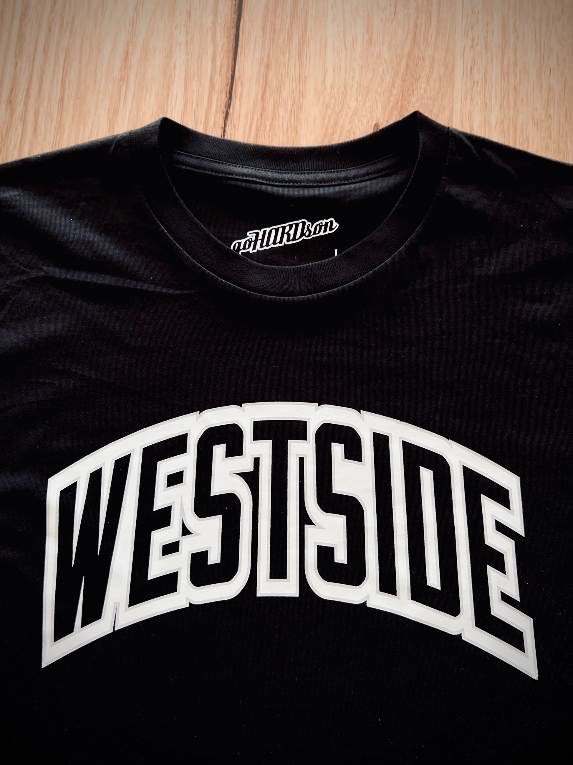 goHARDson "westside' black streetwear tee t-shirt tshirt mens fashion