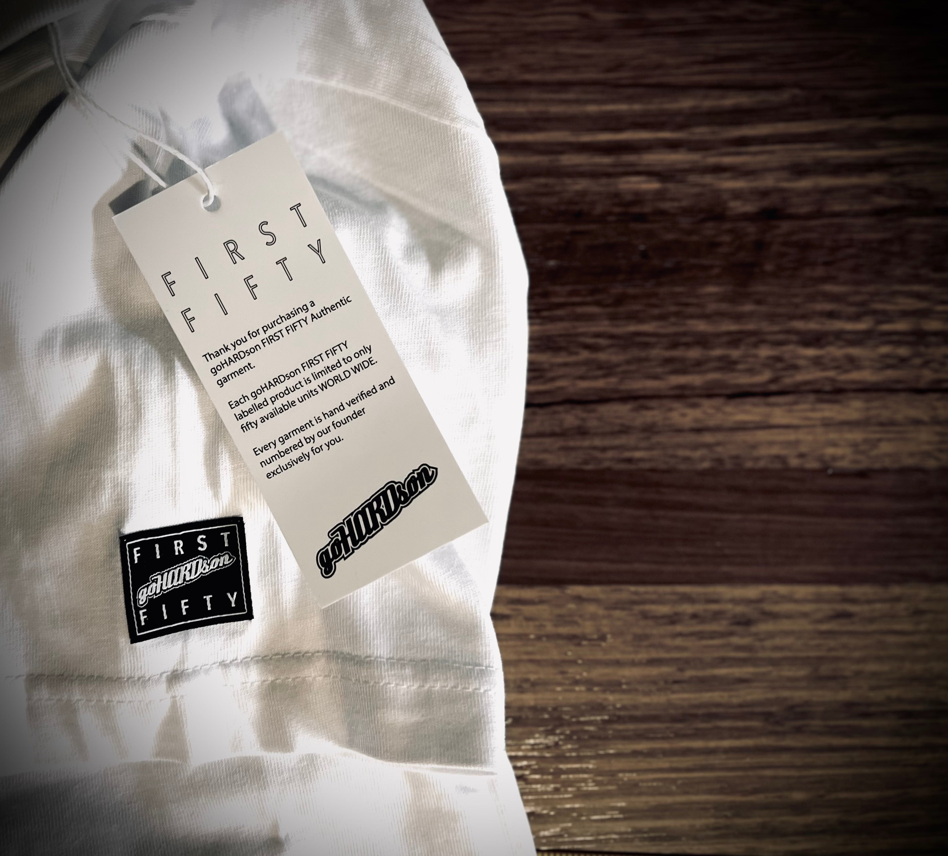 Bespoke goHARDson caps and tshirts first fifty streetwear mens fashion