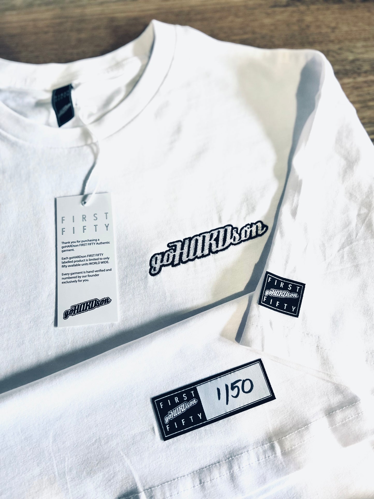 gHARDson First Fifty t-shirt streetwear mens fashion tees clothing tops accessories