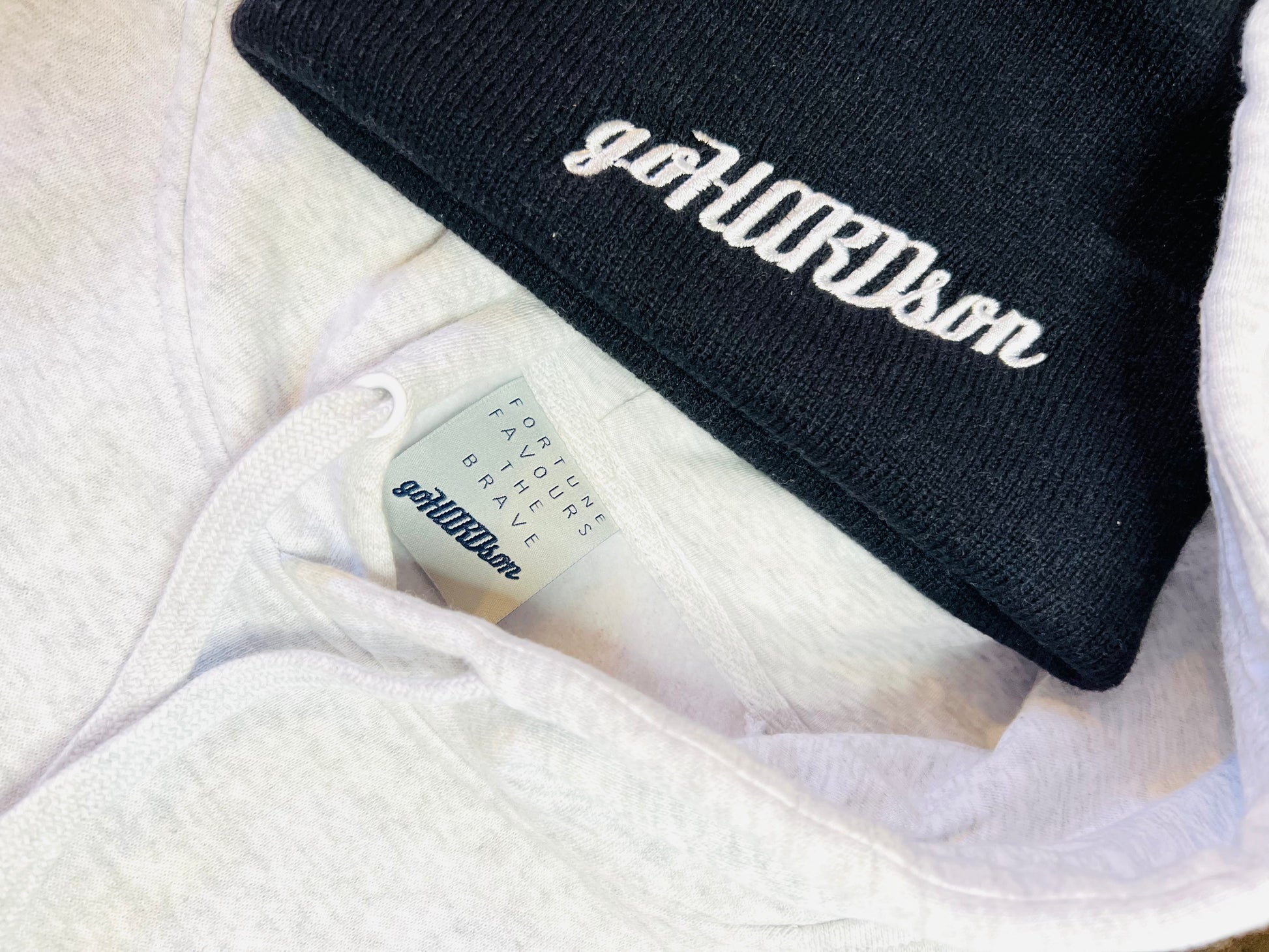 goHARDson goHARD_Beanie streetwear mens fashion Beanie clothing hats accessories Authentic Winter 2022 Fortune Favours the brave