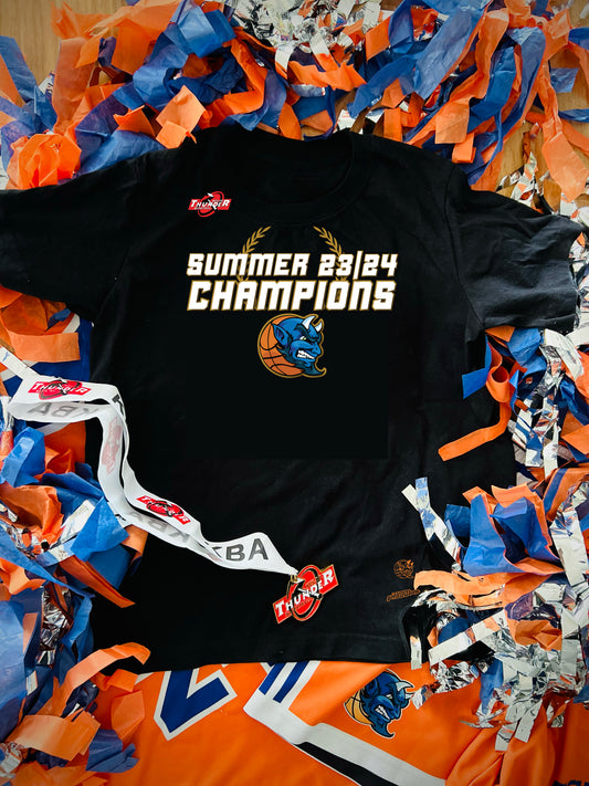 gohardson keilor basketball association basketball victoria caroline springs blue devils summer 2024 championship tee t-shirt
