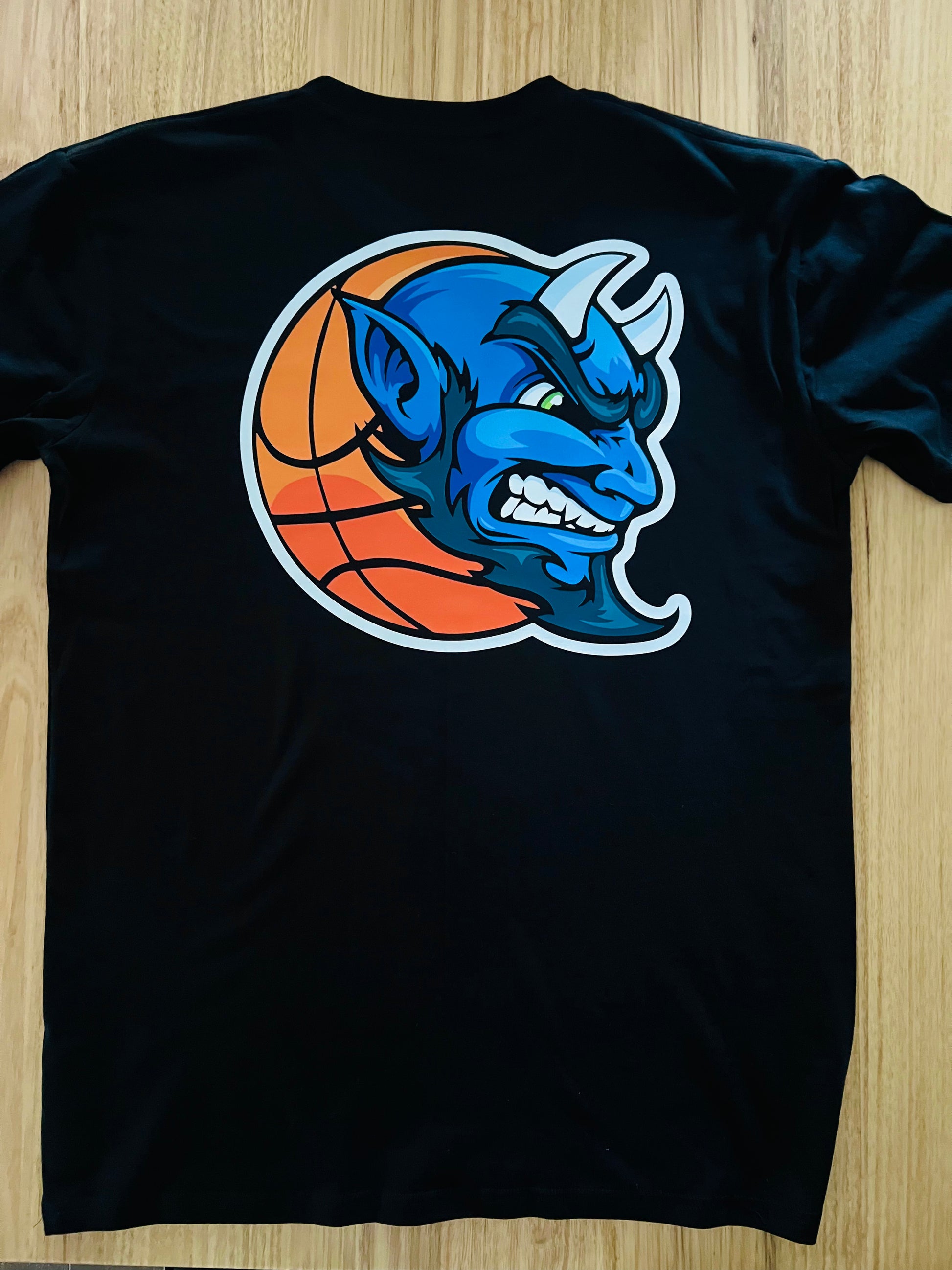 gohardson caroline springs blue devils keilor basketball association support crew tee t shirt 