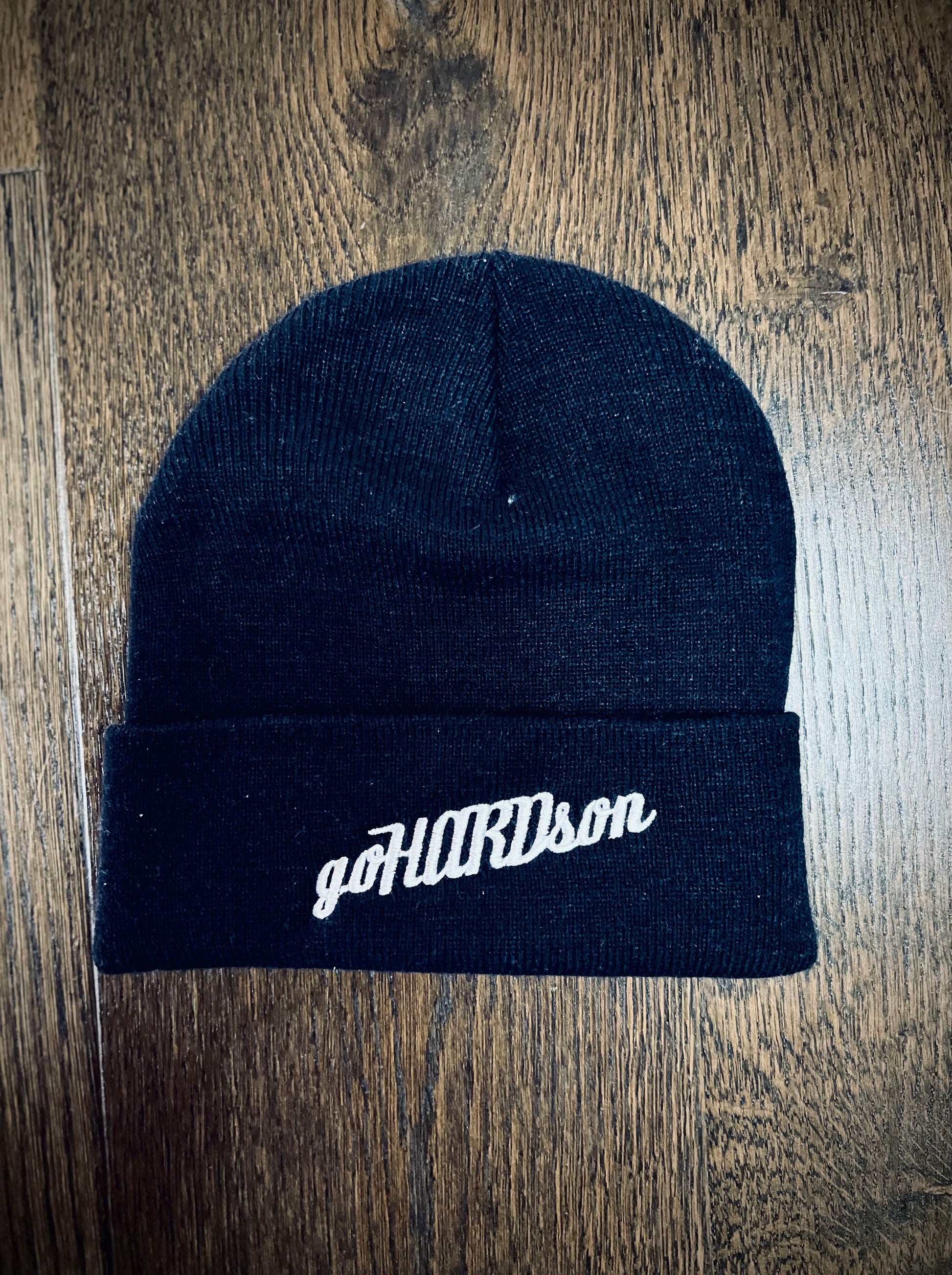 goHARDson goHARD_Beanie streetwear mens fashion Beanie clothing hats accessories Authentic Winter 2022 Fortune Favours the brave